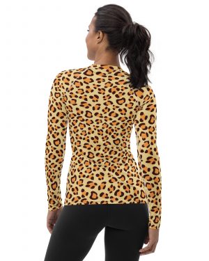 Leopard Jaguar Halloween Cosplay Costume Women’s Rash Guard