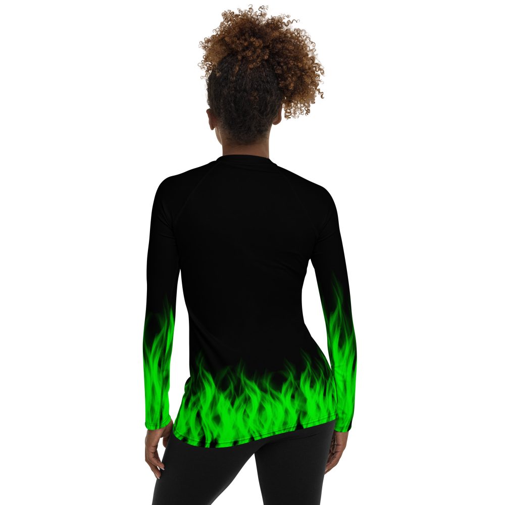 Maleficent Halloween Cosplay Costume Women's Rash Guard - Image 2