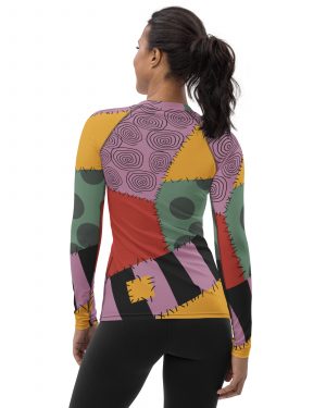 Nightmare Sally Halloween Cosplay Costume Women’s Rash Guard