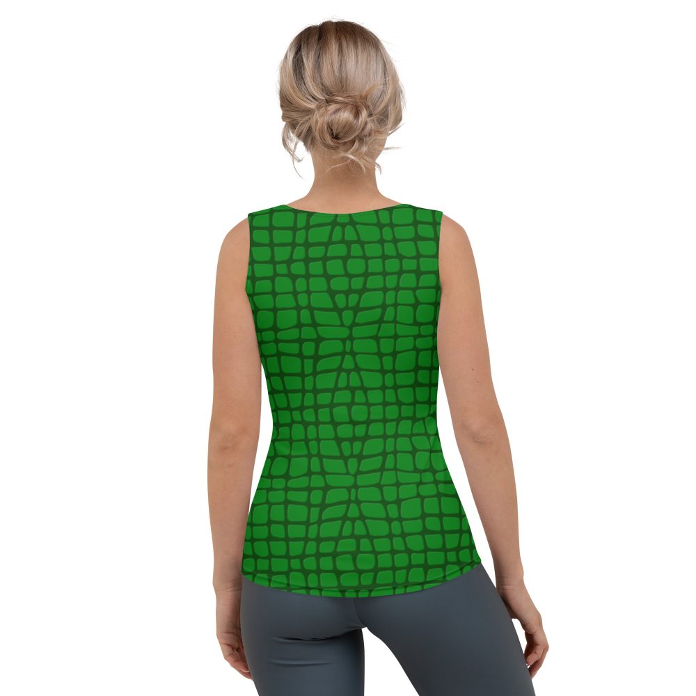 Alligator - Crocodile Halloween Cosplay Costume  Tank Top - Image 2