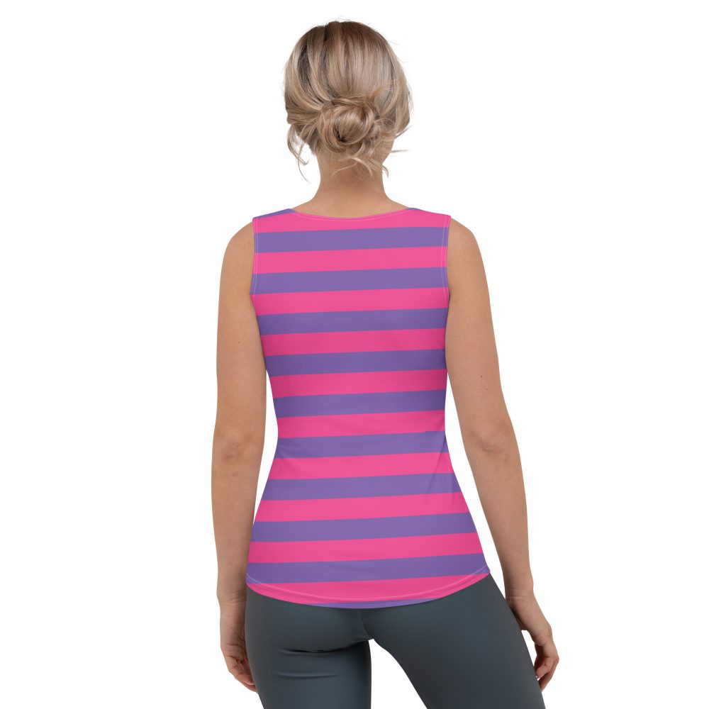 Cheshire Cat Halloween Running Costume Tank Top - Image 2