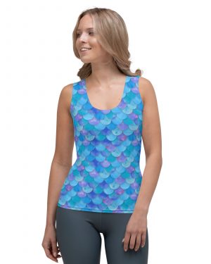 Sea Monster Mermaid Halloween Cosplay Costume Tank Top