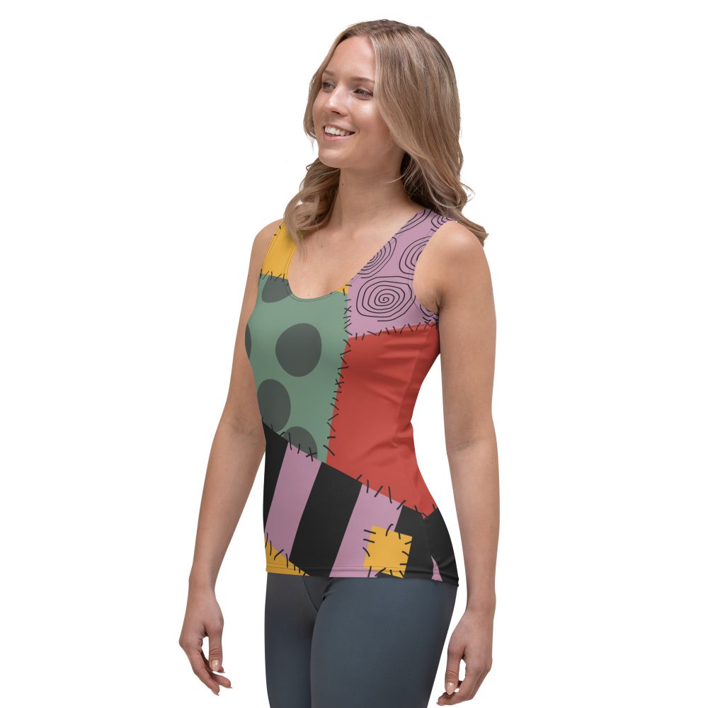 Nightmare Sally Halloween Cosplay Costume Tank Top - Image 3