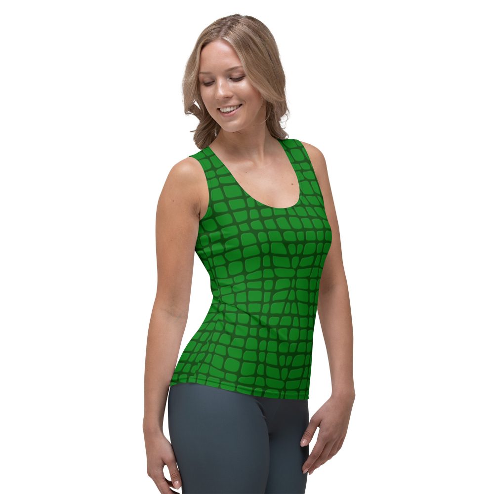 Alligator - Crocodile Halloween Cosplay Costume  Tank Top - Image 4