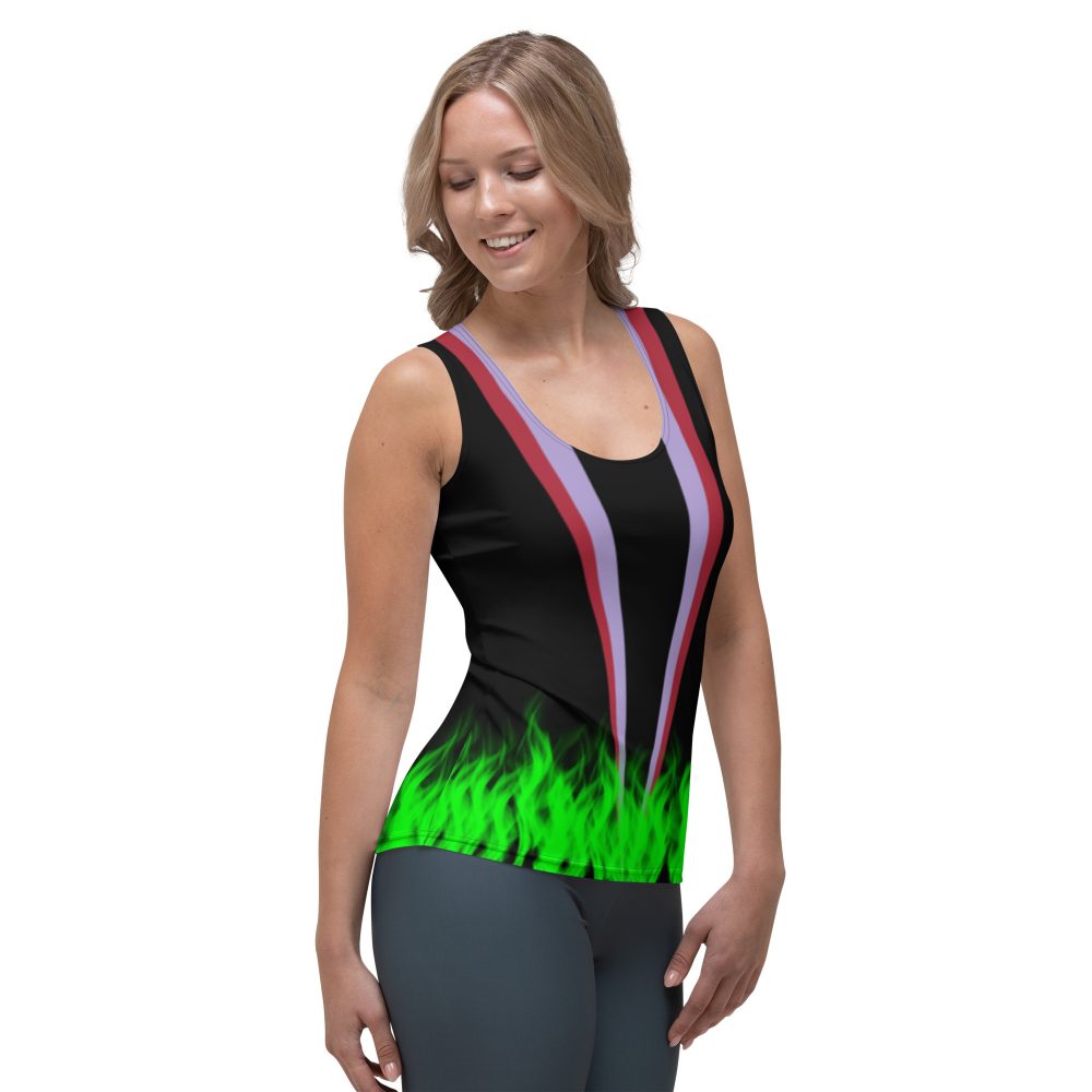 Maleficent Halloween Cosplay Costume Tank Top - Image 4