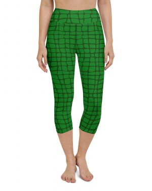Alligator – Crocodile Halloween Cosplay Costume Yoga Capri Leggings