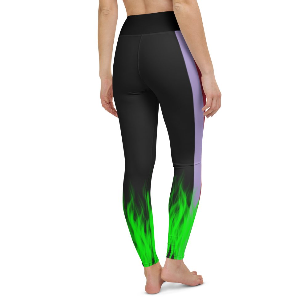 Maleficent Halloween Cosplay Costume Yoga Leggings - Image 6