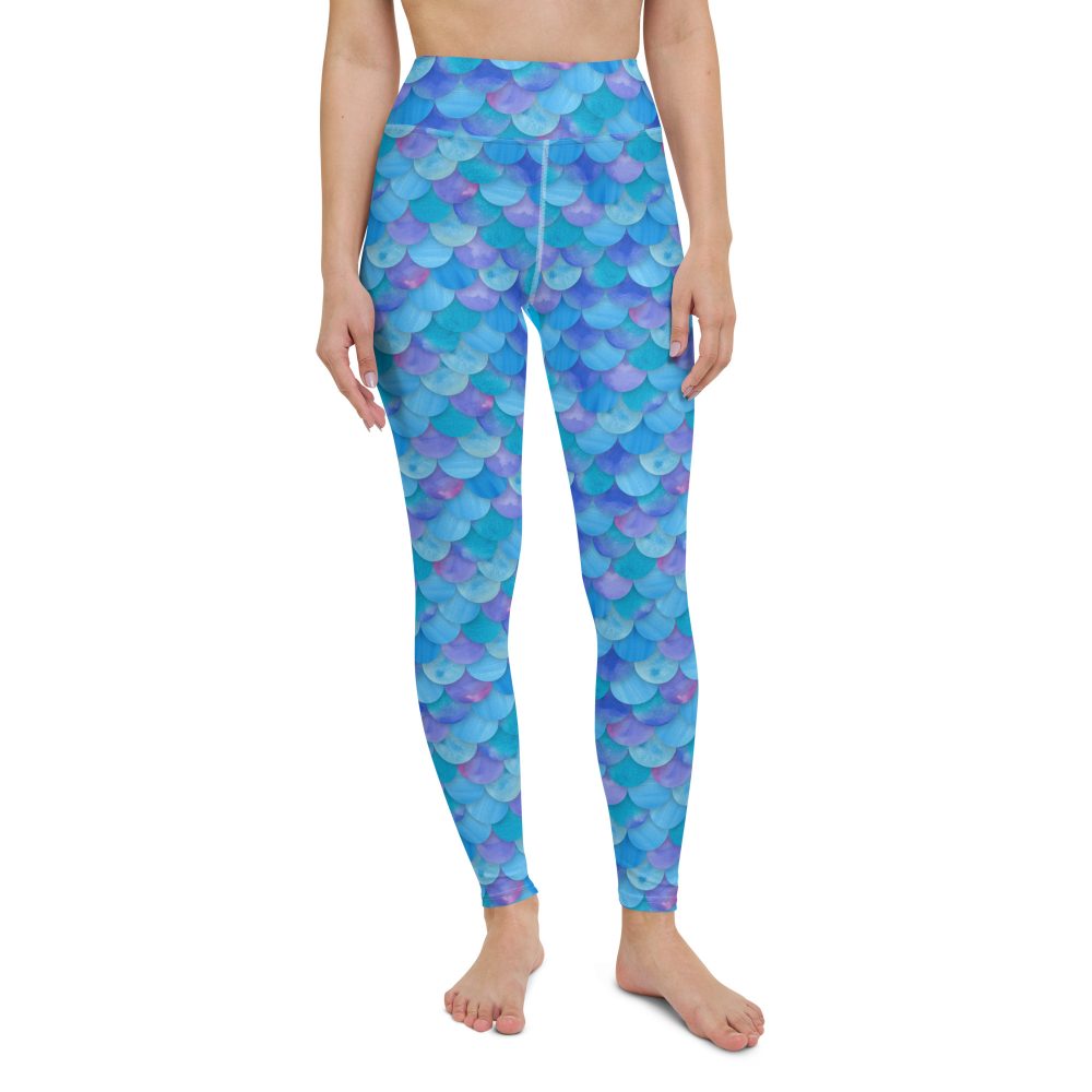 Sea Monster Mermaid Halloween Cosplay Costume Yoga Leggings