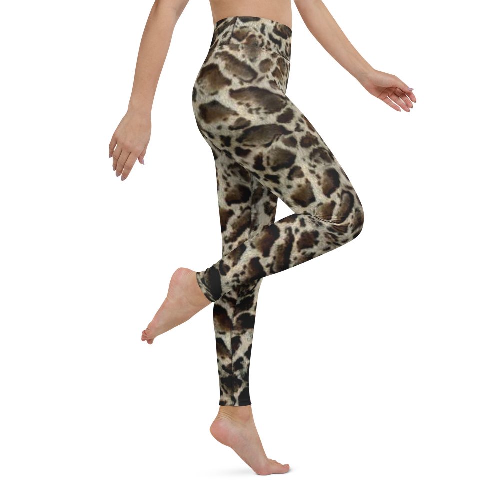 Snake Skin Costume Halloween Cosplay Reptile Print Yoga Leggings - Image 4