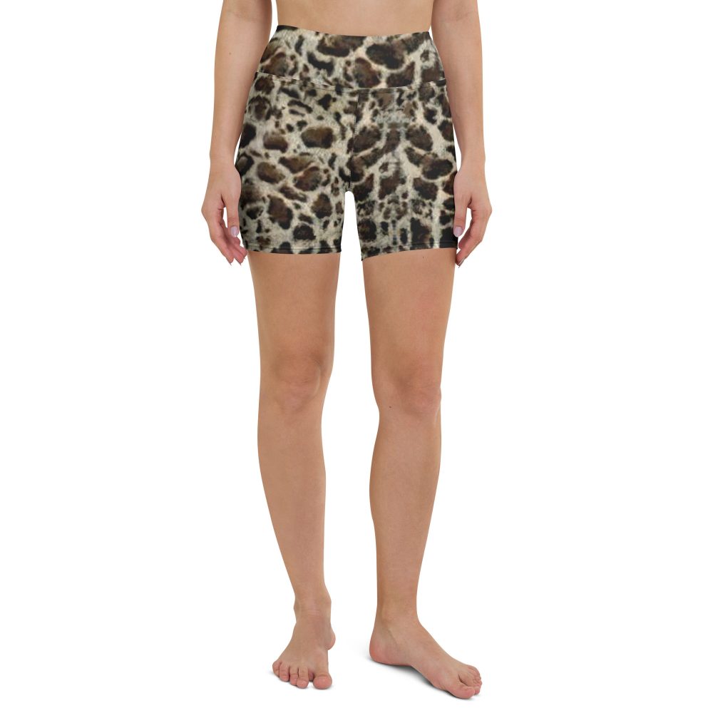 Snake Skin Costume Halloween Cosplay Reptile Print Yoga Shorts