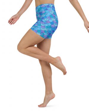Sea Monster Mermaid Halloween Cosplay Costume Yoga Shorts