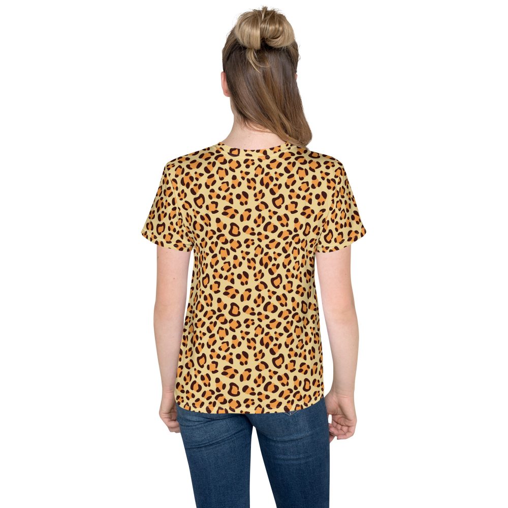 Leopard Jaguar Halloween Cosplay Costume Youth T-shirt - Image 2