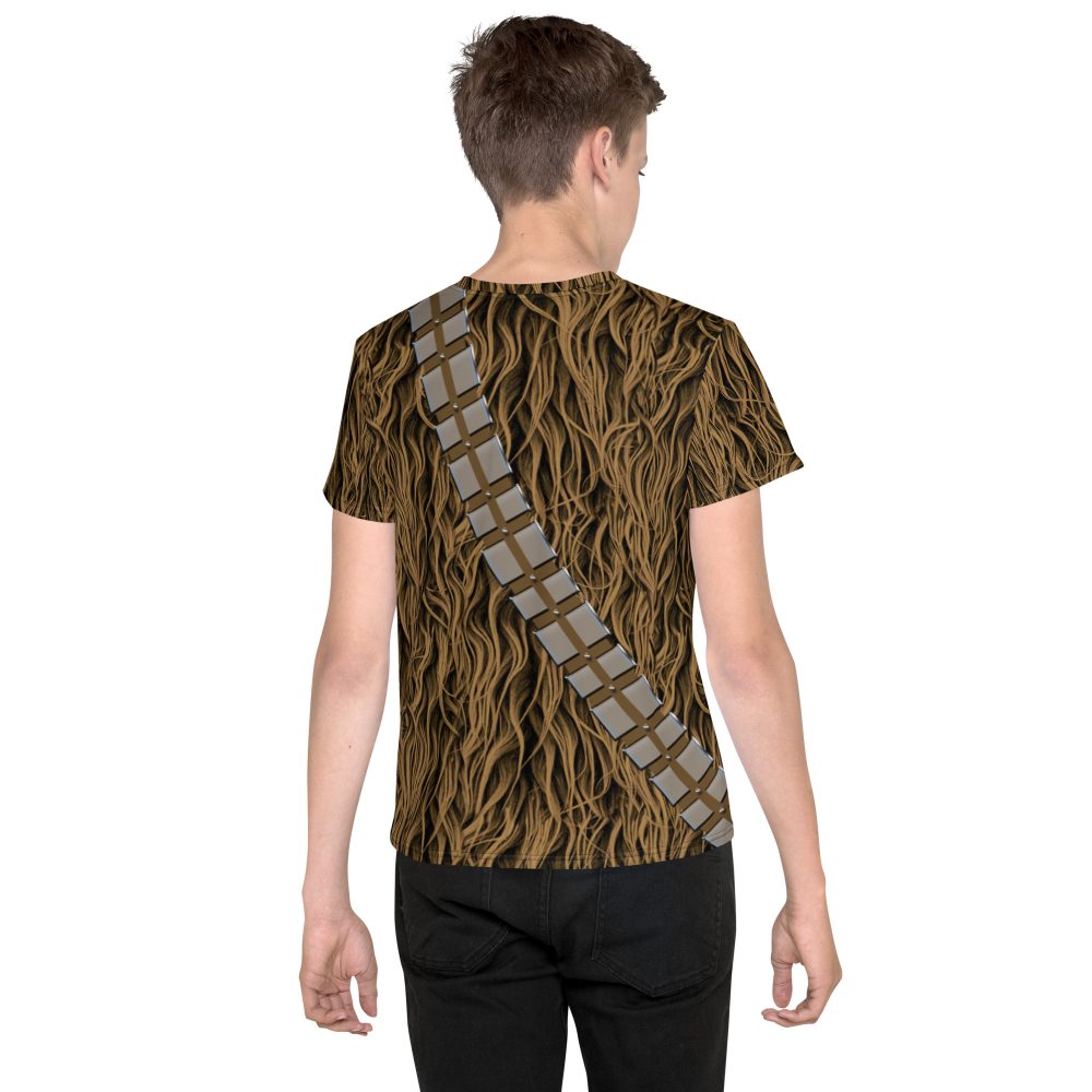 Chewbacca Chewie Halloween Cosplay Costume Youth T-shirt - Image 2