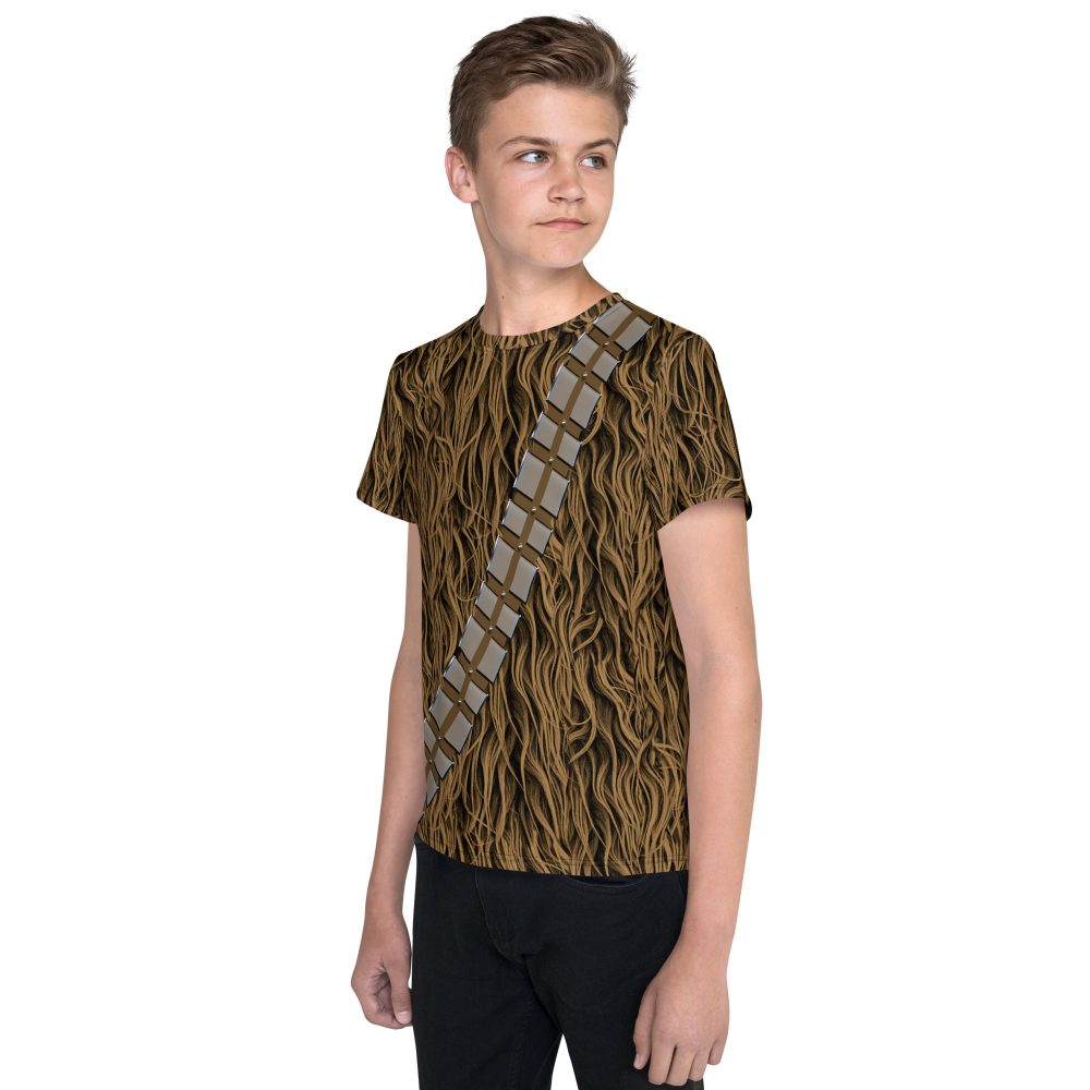 Chewbacca Chewie Halloween Cosplay Costume Youth T-shirt - Image 4
