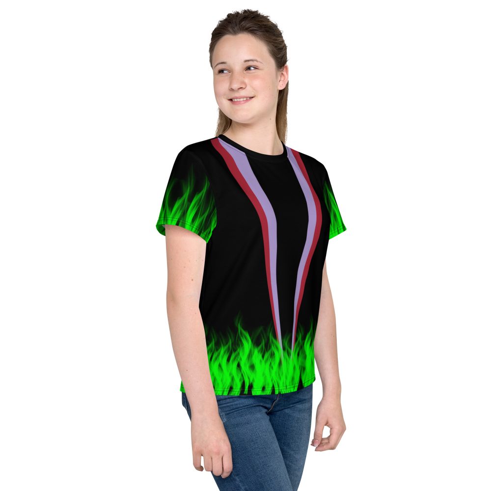 Maleficent Halloween Cosplay Costume Youth T-shirt - Image 3