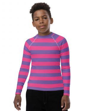 Cheshire Cat Halloween Cosplay Costume Youth Rash Guard