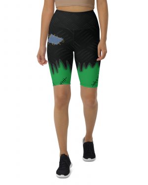 Frankenstein Halloween Cosplay Costume Bike Shorts