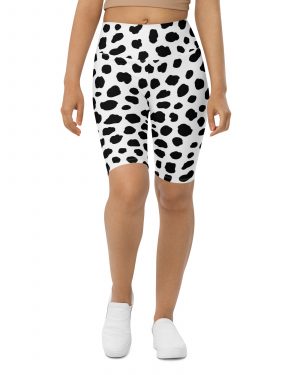 Dalmatian Puppy Dog Cosplay Halloween Costume Bike Shorts