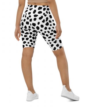 Dalmatian Puppy Dog Cosplay Halloween Costume Bike Shorts