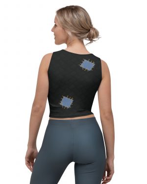 Frankenstein Halloween Cosplay Costume Crop Top