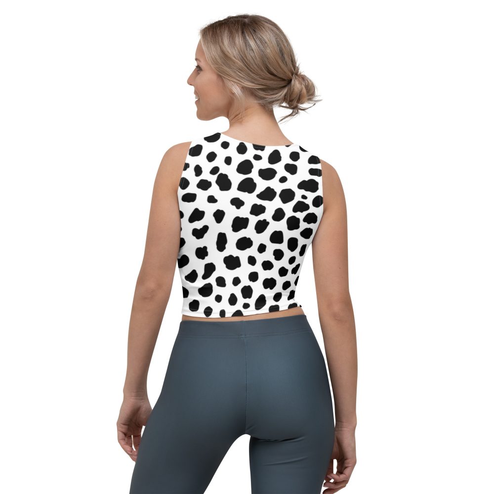 Dalmatian Puppy Dog Cosplay Halloween Costume Crop Top - Image 2