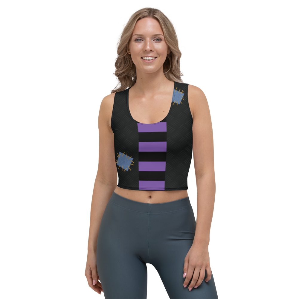 Frankenstein Halloween Cosplay Costume Crop Top