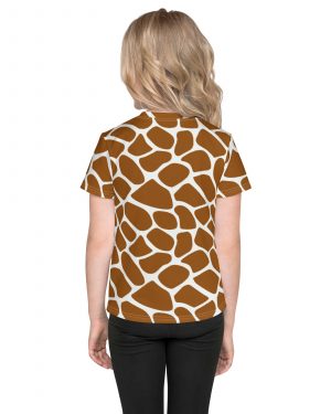 Giraffe Costume Animal Print Safari Halloween Cosplay Kids T-shirt