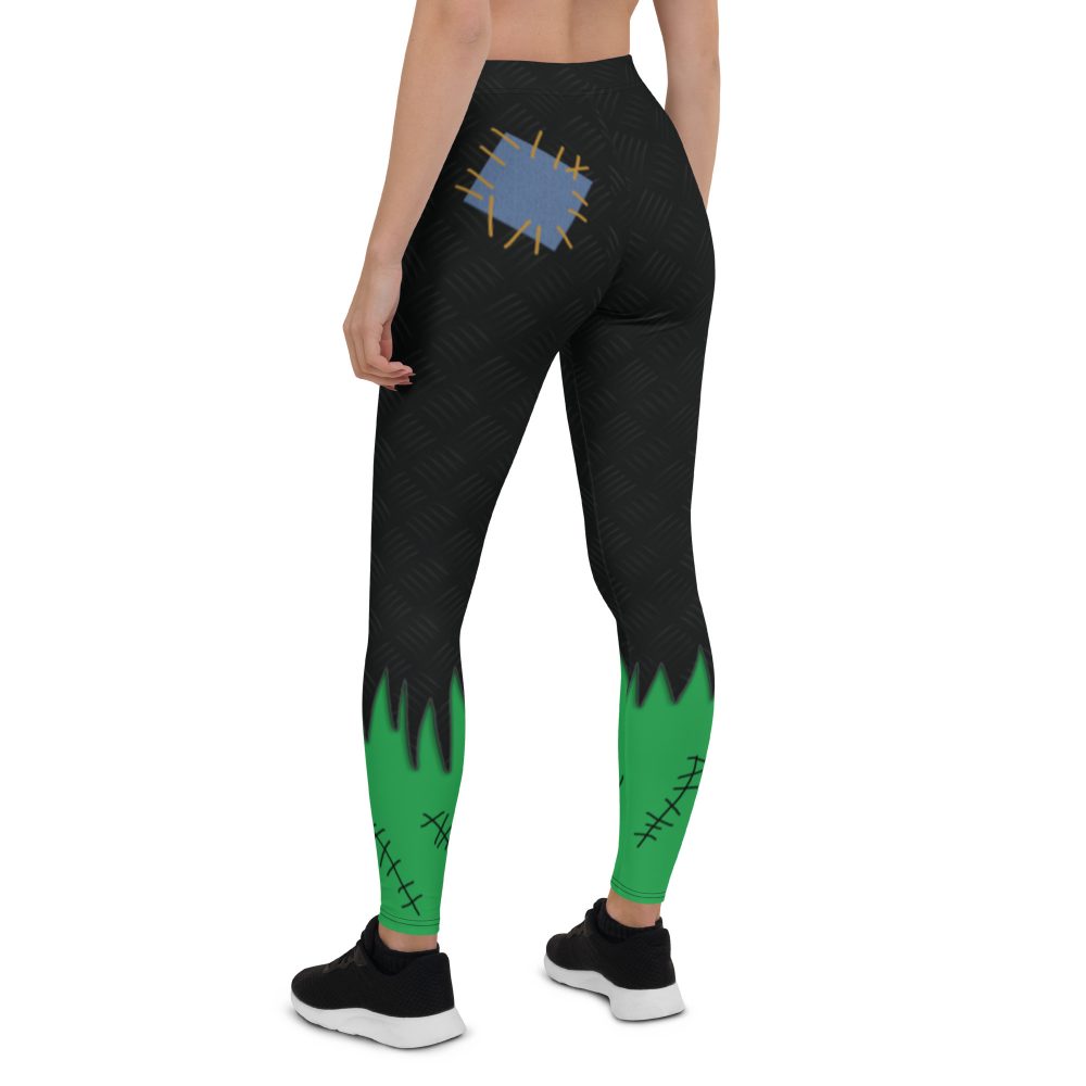 Frankenstein Halloween Cosplay Costume Leggings - Image 2
