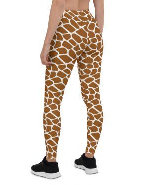 Giraffe Costume Animal Print Safari Halloween Cosplay Leggings