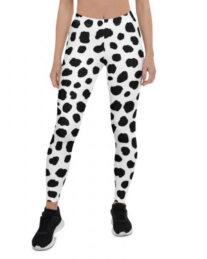 Dalmatian Puppy Dog Cosplay Halloween Costume Leggings