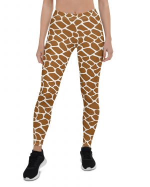 Giraffe Costume Animal Print Safari Halloween Cosplay Leggings