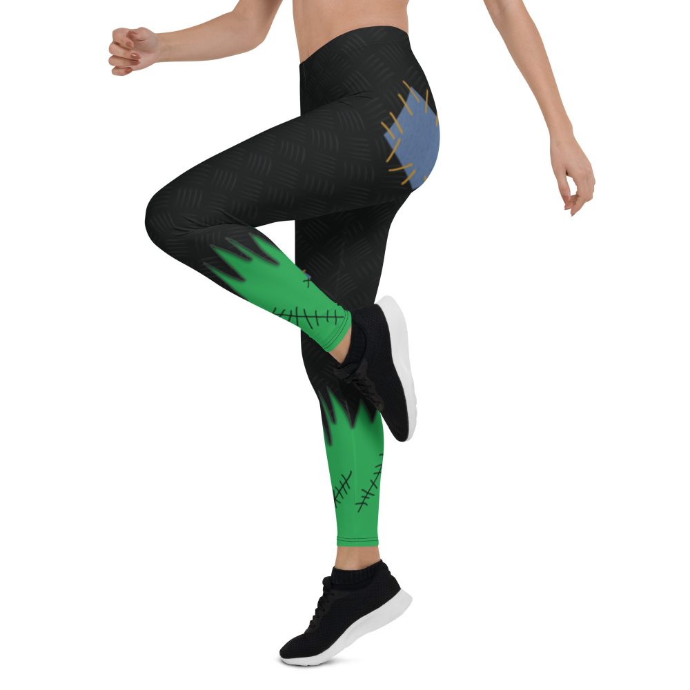 Frankenstein Halloween Cosplay Costume Leggings - Image 4