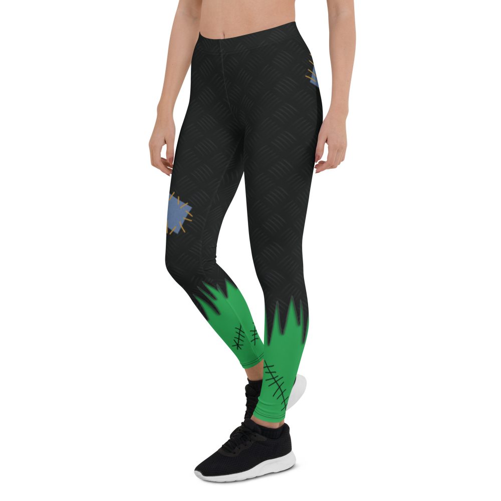 Frankenstein Halloween Cosplay Costume Leggings - Image 3