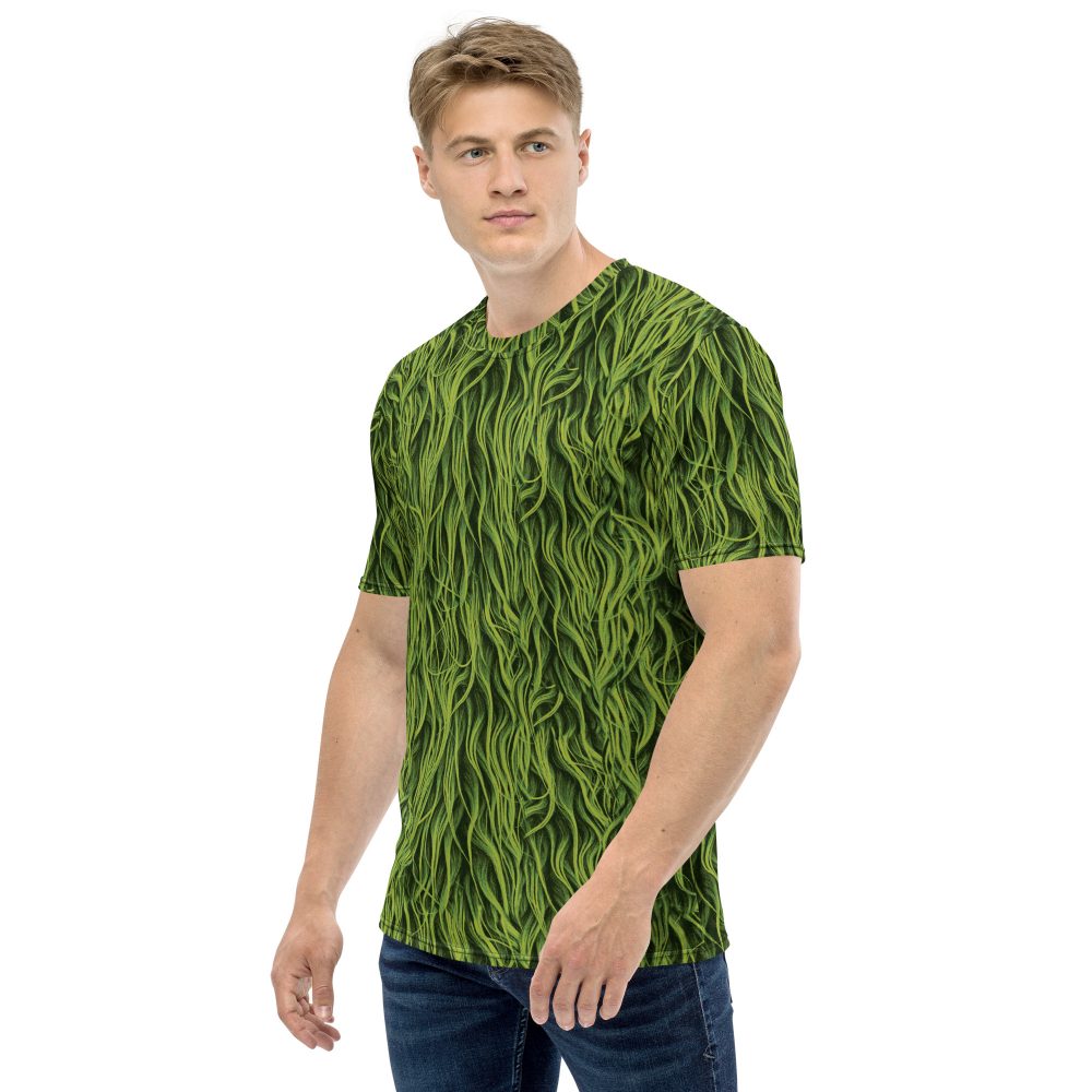 Green Fur Cosplay Costume Men's t-shirt - Image 4