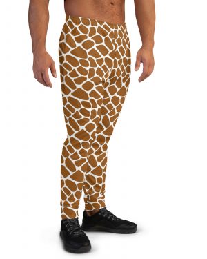 Giraffe Costume Animal Print Safari Halloween Cosplay Men’s Joggers