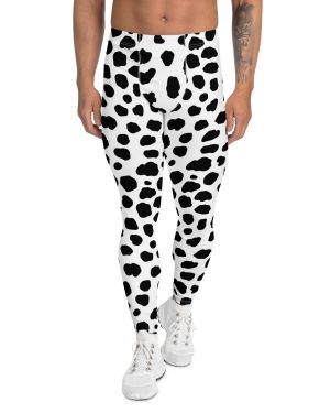 Dalmatian Puppy Dog Cosplay Halloween Costume Men’s Leggings