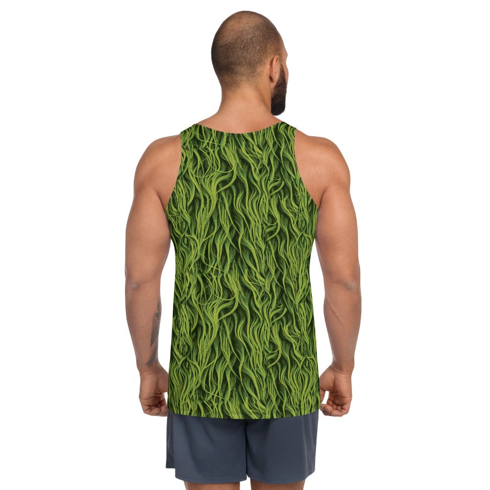 Green Fur Cosplay Costume Unisex Tank Top - Image 4