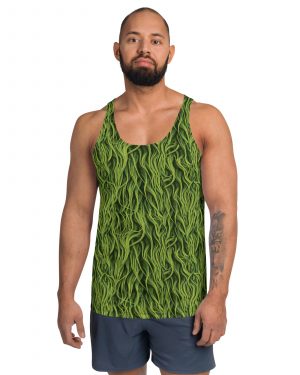 Green Fur Cosplay Costume Unisex Tank Top