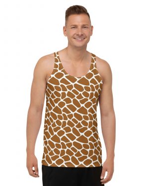 Giraffe Costume Animal Print Safari Halloween Cosplay Unisex Tank Top