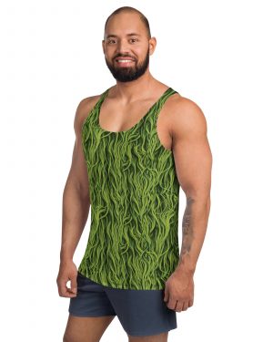 Green Fur Cosplay Costume Unisex Tank Top