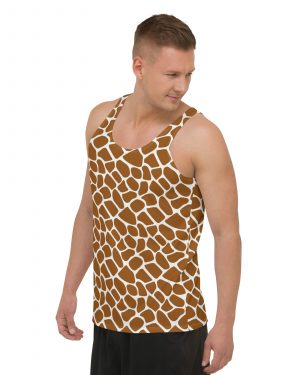 Giraffe Costume Animal Print Safari Halloween Cosplay Unisex Tank Top