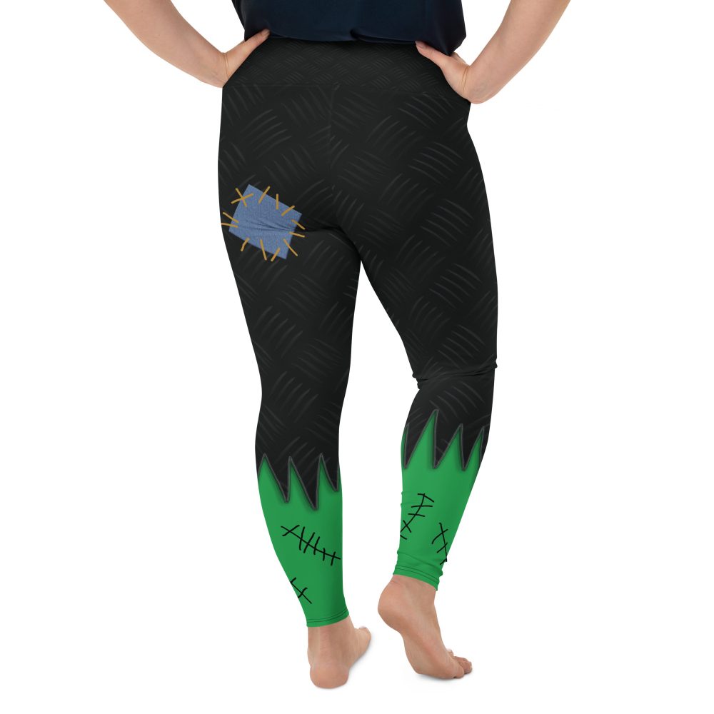 Frankenstein Halloween Cosplay Costume Plus Size Leggings - Image 2
