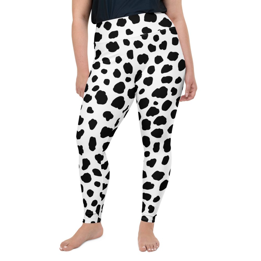 Dalmatian Puppy Dog Cosplay Halloween Costume Plus Size Leggings