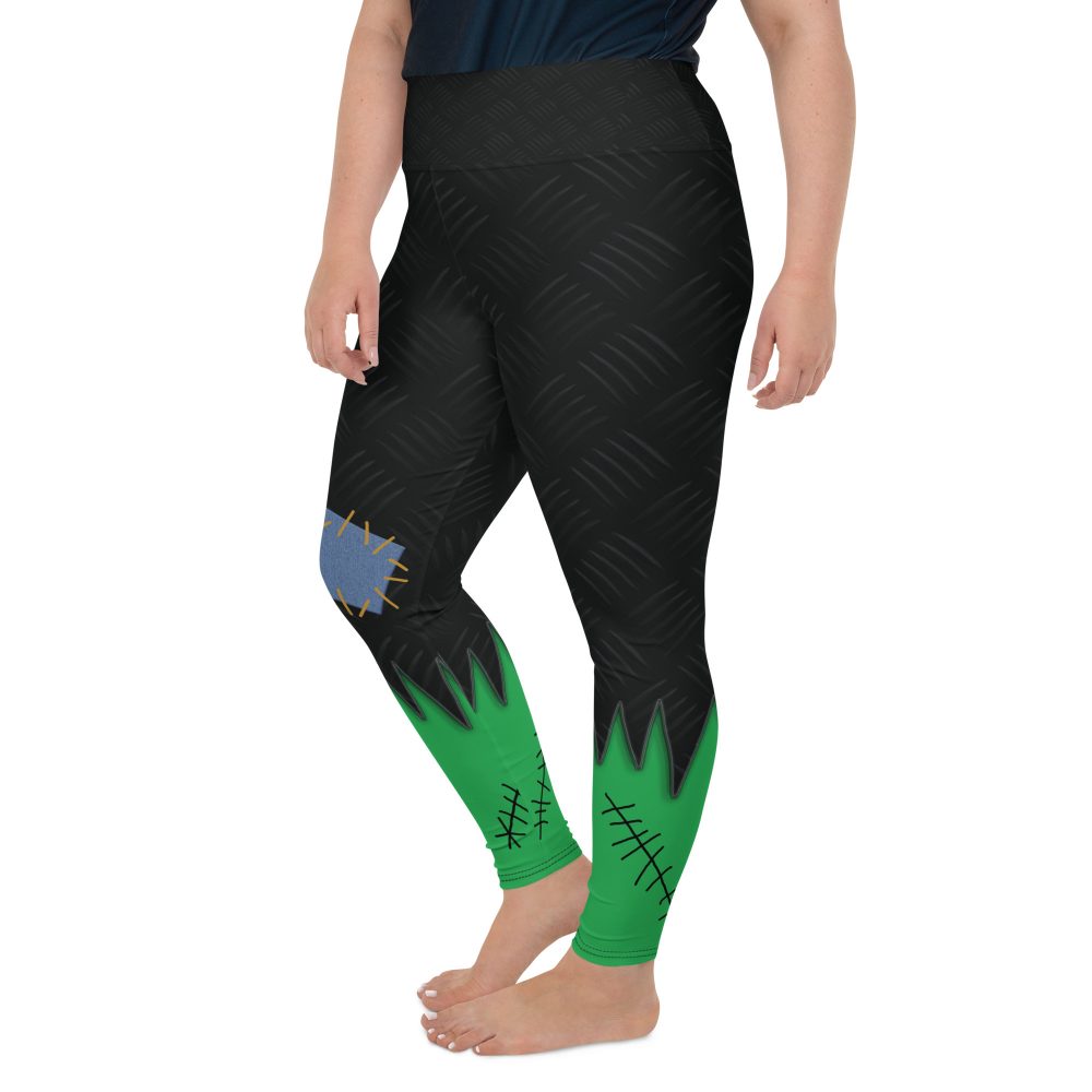 Frankenstein Halloween Cosplay Costume Plus Size Leggings - Image 4