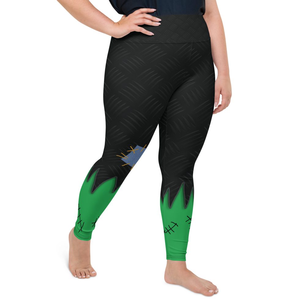 Frankenstein Halloween Cosplay Costume Plus Size Leggings - Image 3