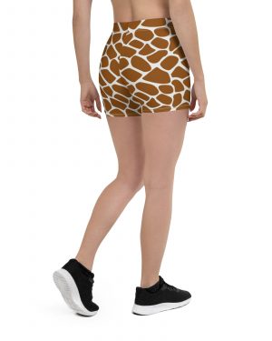 Giraffe Costume Animal Print Safari Halloween Cosplay Shorts