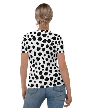 Dalmatian Puppy Dog Cosplay Halloween Costume Women’s T-shirt