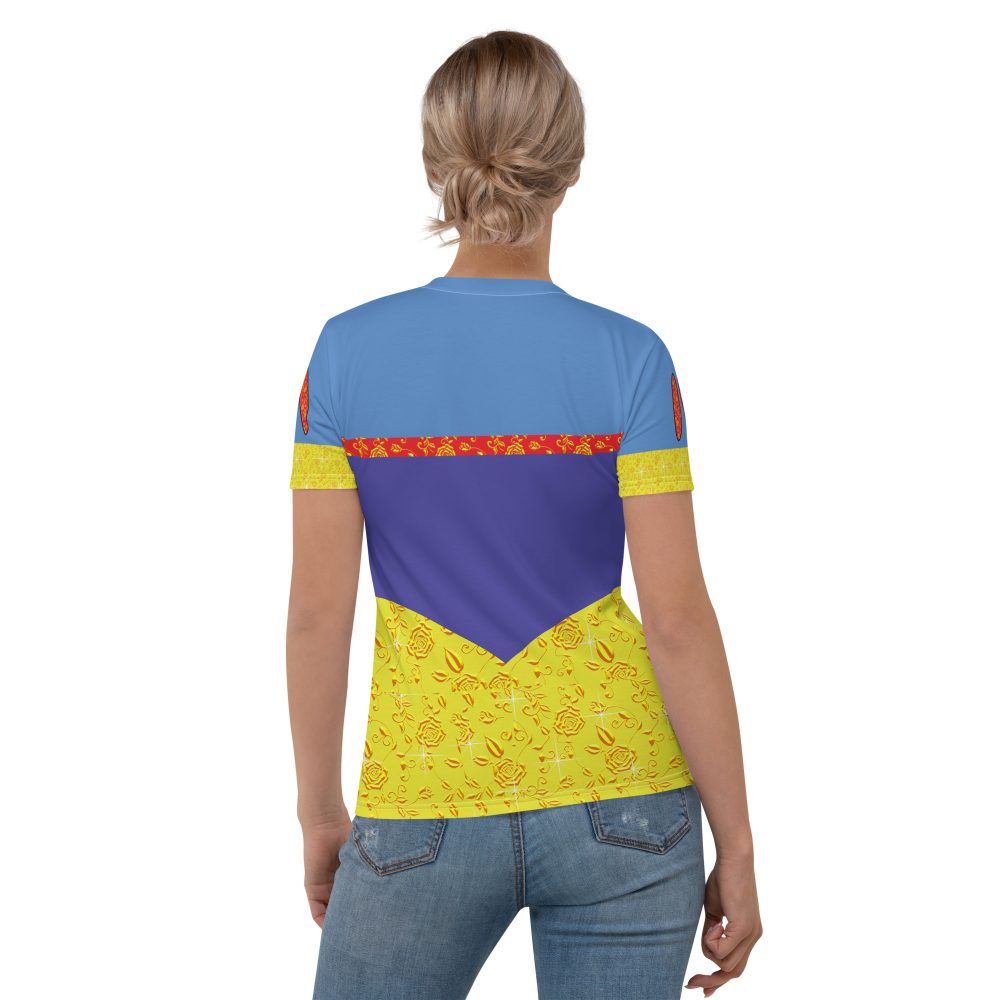 Snow White Costume Cosplay Halloween Women's T-shirt - Image 2