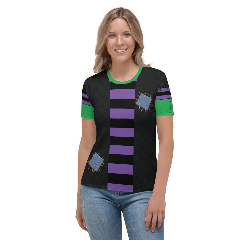 Frankenstein Halloween Cosplay Costume Women's T-shirt