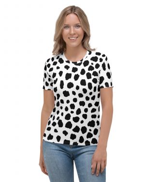 Dalmatian Puppy Dog Cosplay Halloween Costume Women’s T-shirt